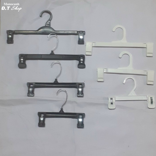 Móc nhựa đa kích thước có kẹp 2 đầu 